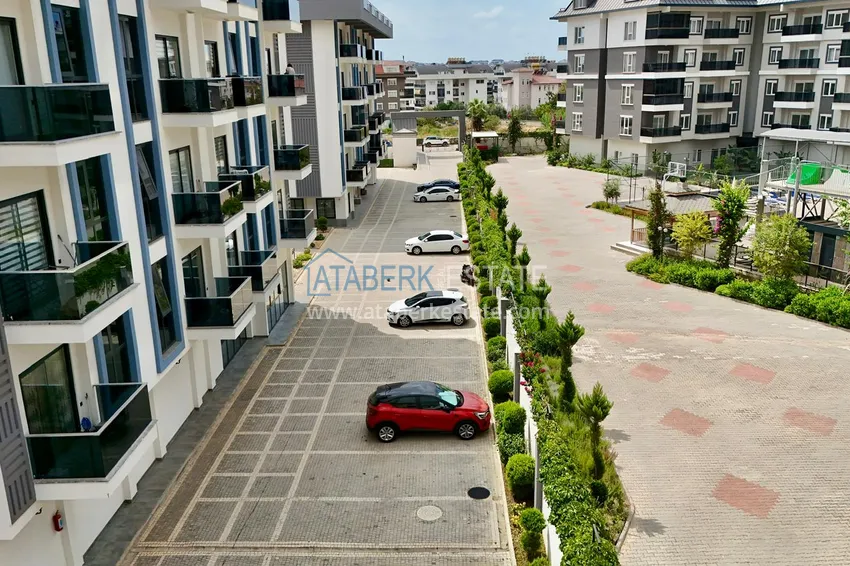 Duplex 2+1 w Alanya, Oba — dwupoziomowy penthouse z meblami, otwarty widok na góry 15 