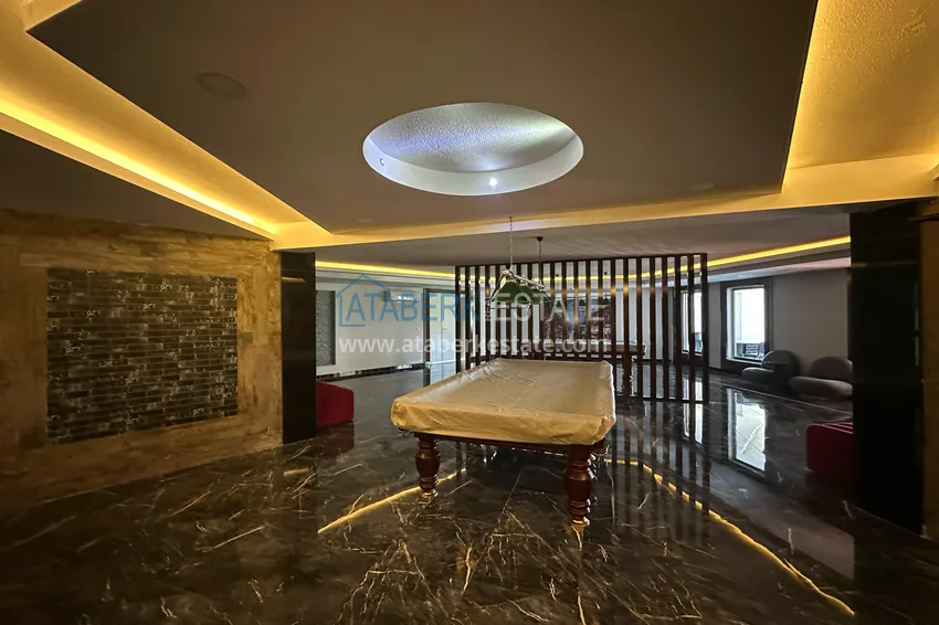 Apartament 2+1 z meblami i widokiem na morze i góry w luksusowym kompleksie — Alanya, dzielnica Mahmutlar 24 