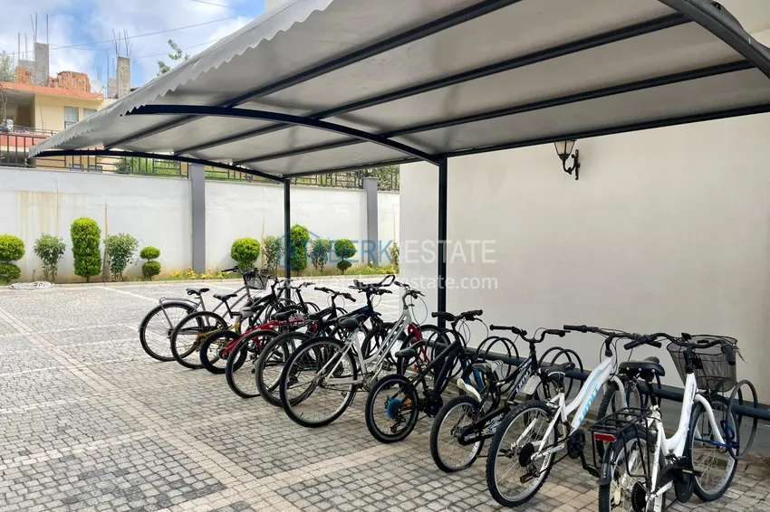Duplex 2+1 w Alanya, Oba — dwupoziomowy penthouse z meblami, otwarty widok na góry 17 