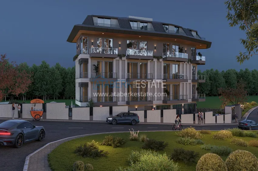 Nowoczesna rezydencja kameralna w Alanyi - apartamenty od dewelopera z panoramicznym widokiem 17 