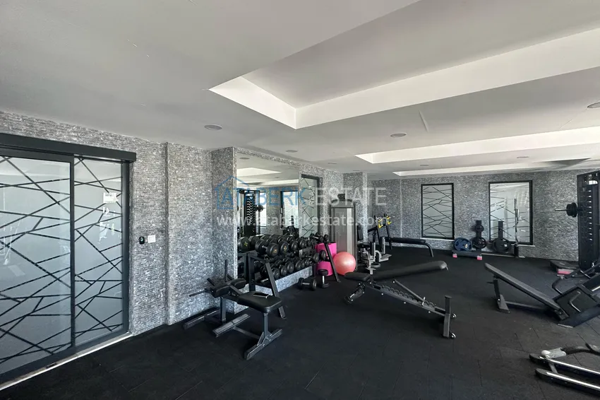 Apartament 2+1 z meblami i widokiem na morze i góry w luksusowym kompleksie — Alanya, dzielnica Mahmutlar 27 