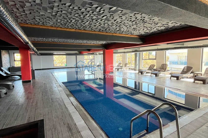 Apartament 2+1 z meblami i widokiem na morze i góry w luksusowym kompleksie — Alanya, dzielnica Mahmutlar 28 