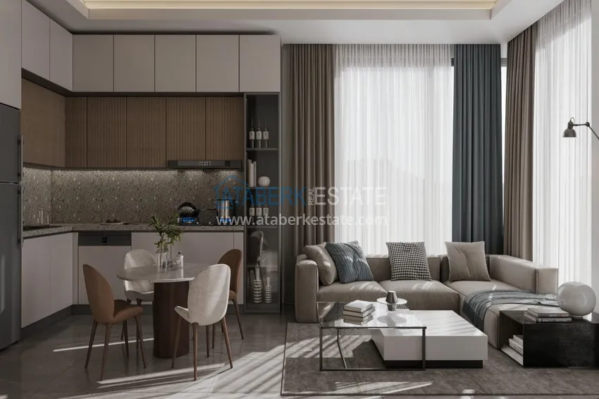 Kupuj  Nowoczesna rezydencja kameralna w Alanyi - apartamenty od dewelopera z panoramicznym widokiem 1 