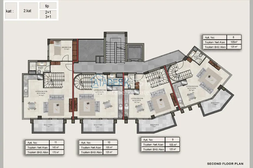 Kupuj taniej Nowoczesna rezydencja kameralna w Alanyi - apartamenty od dewelopera z panoramicznym widokiem 2 
