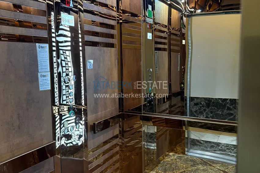 Duplex 2+1 w Alanya, Oba — dwupoziomowy penthouse z meblami, otwarty widok na góry 25 