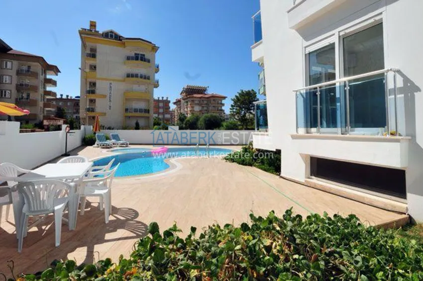 Apartament 1+1 w Alanyi, Oba — pod klucz z przeszklonym balkonem, blisko morza  4 