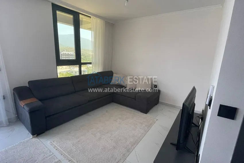 Kupuj  Duplex 2+1 w Alanya, Oba — dwupoziomowy penthouse z meblami, otwarty widok na góry 5 