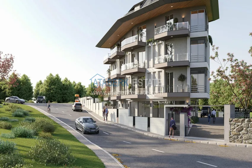 Nowoczesna rezydencja kameralna w Alanyi - apartamenty od dewelopera z panoramicznym widokiem 7 