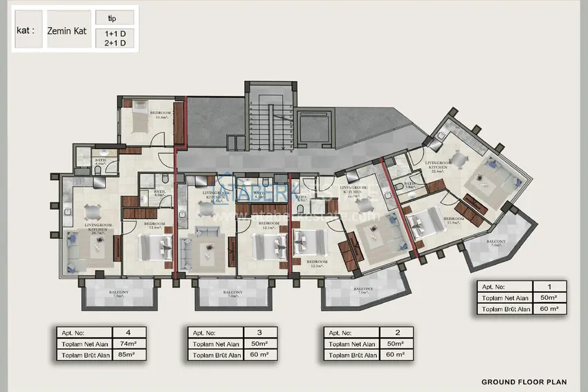 Kupuj taniej Nowoczesna rezydencja kameralna w Alanyi - apartamenty od dewelopera z panoramicznym widokiem 4 
