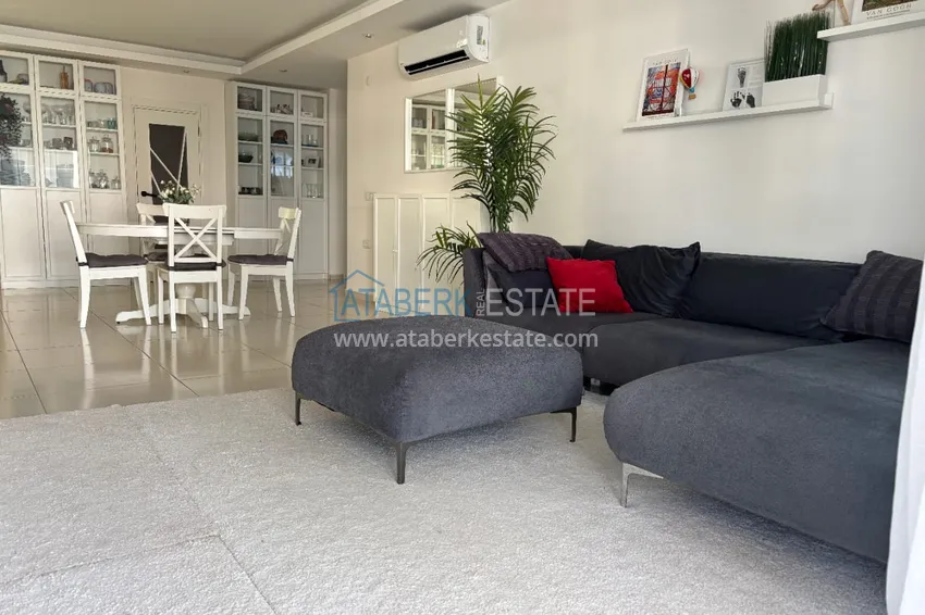Kupuj  Apartament dwupoziomowy 3+1 z tarasem 80 m2 i prywatną sauną — Alanya, dzielnica Kestel, 300 m od morza  10 