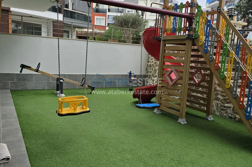 Duplex ogrodowy 2+1 w Tosmur z dokładnym wykończeniem  10 