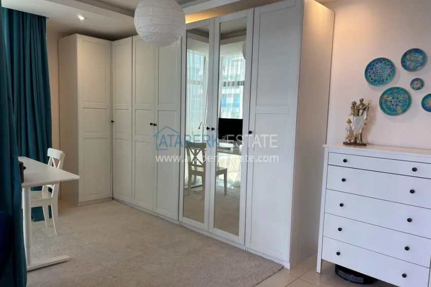 Kupuj  Apartament dwupoziomowy 3+1 z tarasem 80 m2 i prywatną sauną — Alanya, dzielnica Kestel, 300 m od morza  19 
