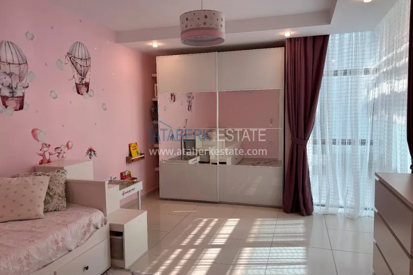 Kupuj  Apartament dwupoziomowy 3+1 z tarasem 80 m2 i prywatną sauną — Alanya, dzielnica Kestel, 300 m od morza  20 
