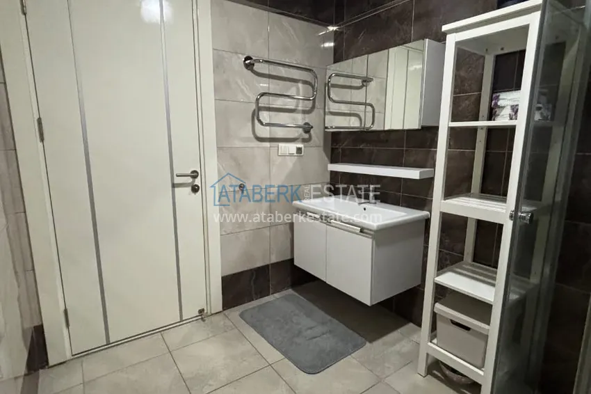 Kupuj  Apartament dwupoziomowy 3+1 z tarasem 80 m2 i prywatną sauną — Alanya, dzielnica Kestel, 300 m od morza  29 