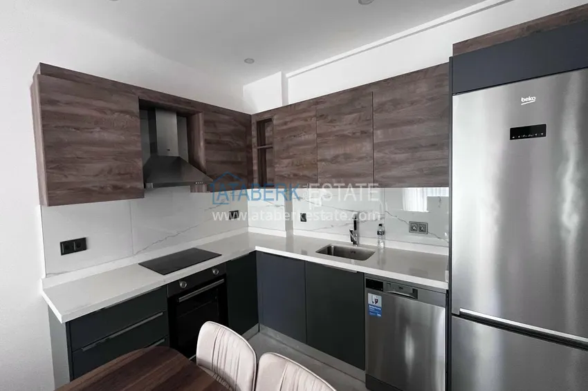 Kupuj  Apartament 1+1 w Alanya, Kestel — apartament z jedną sypialnią z nowymi meblami i widokiem na morze 2 