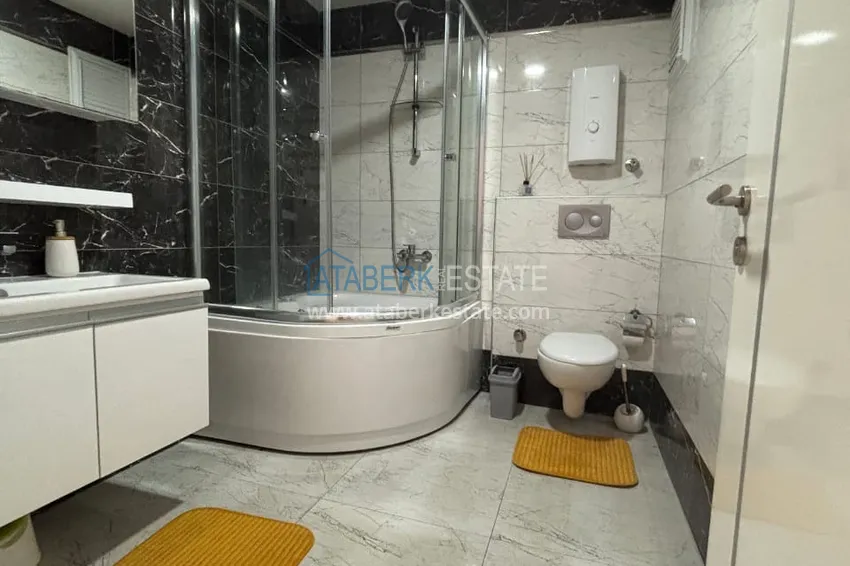 Kupuj  Apartament dwupoziomowy 3+1 z tarasem 80 m2 i prywatną sauną — Alanya, dzielnica Kestel, 300 m od morza  30 