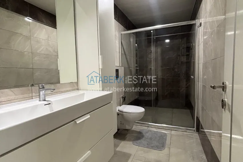 Kupuj  Apartament dwupoziomowy 3+1 z tarasem 80 m2 i prywatną sauną — Alanya, dzielnica Kestel, 300 m od morza  31 