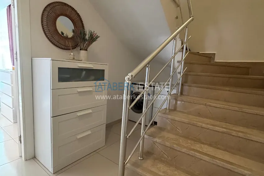 Kupuj  Apartament dwupoziomowy 3+1 z tarasem 80 m2 i prywatną sauną — Alanya, dzielnica Kestel, 300 m od morza  34 