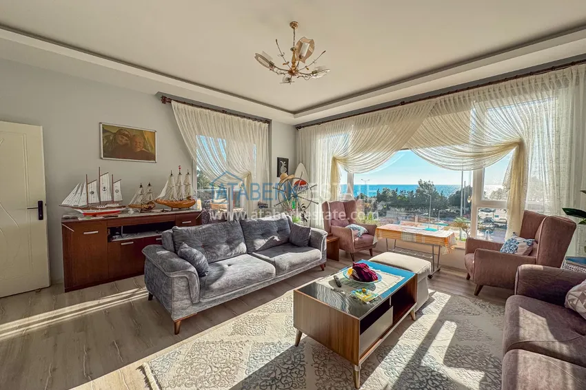 Kupuj Apartament Linear 3+1 w Kargicak na pierwszej linii — z oddzielną kuchnią i widokiem na morze 3 