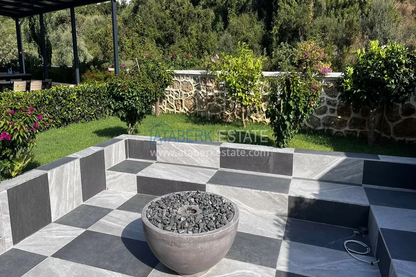 Apartament 1+1 w Alanya, Kestel — apartament z jedną sypialnią z nowymi meblami i widokiem na morze 4 