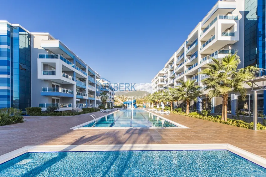 Apartament dwupoziomowy 3+1 z tarasem 80 m2 i prywatną sauną — Alanya, dzielnica Kestel, 300 m od morza  4 