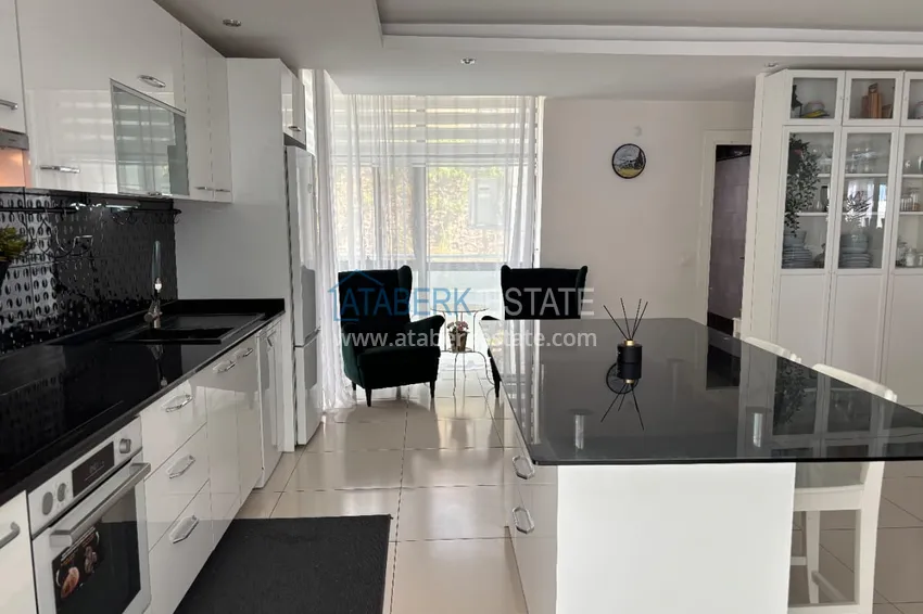 Kupuj  Apartament dwupoziomowy 3+1 z tarasem 80 m2 i prywatną sauną — Alanya, dzielnica Kestel, 300 m od morza  4 