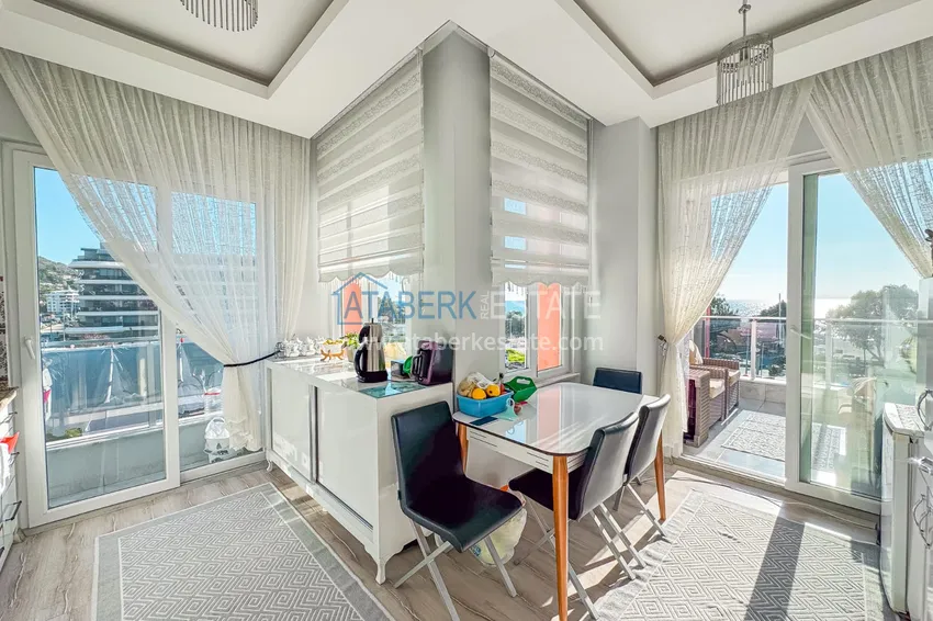 Kupuj Apartament Linear 3+1 w Kargicak na pierwszej linii — z oddzielną kuchnią i widokiem na morze 5 