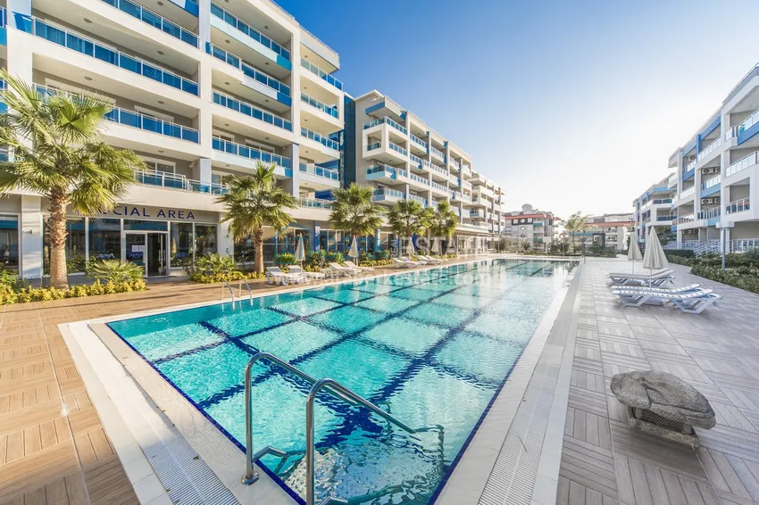Apartament dwupoziomowy 3+1 z tarasem 80 m2 i prywatną sauną — Alanya, dzielnica Kestel, 300 m od morza  6 