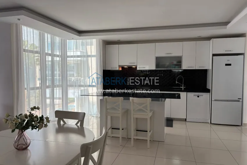 Kupuj  Apartament dwupoziomowy 3+1 z tarasem 80 m2 i prywatną sauną — Alanya, dzielnica Kestel, 300 m od morza  6 