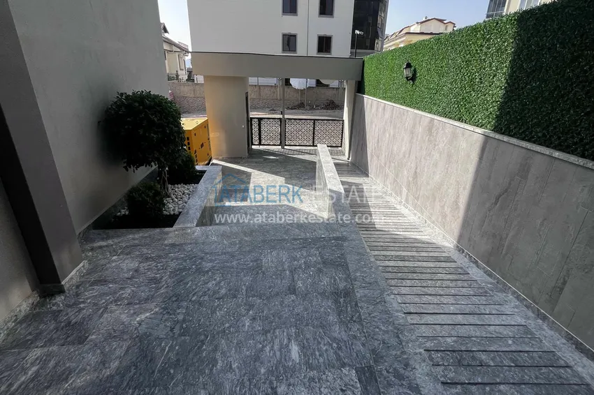 Apartament 1+1 w Alanya, Kestel — apartament z jedną sypialnią z nowymi meblami i widokiem na morze 7 