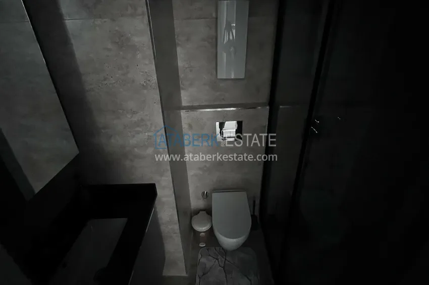 Kupuj  Apartament 1+1 w Alanya, Kestel — apartament z jedną sypialnią z nowymi meblami i widokiem na morze 7 