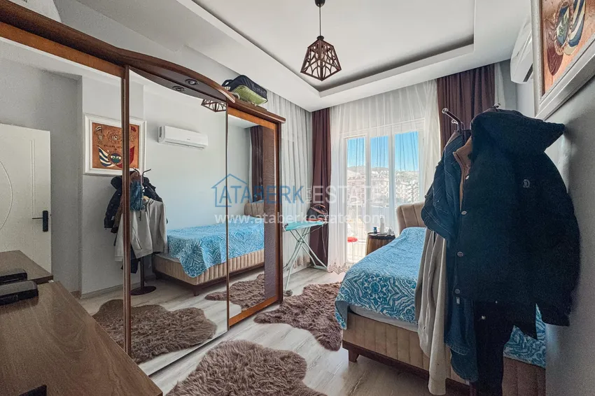 Kupuj Apartament Linear 3+1 w Kargicak na pierwszej linii — z oddzielną kuchnią i widokiem na morze 8 