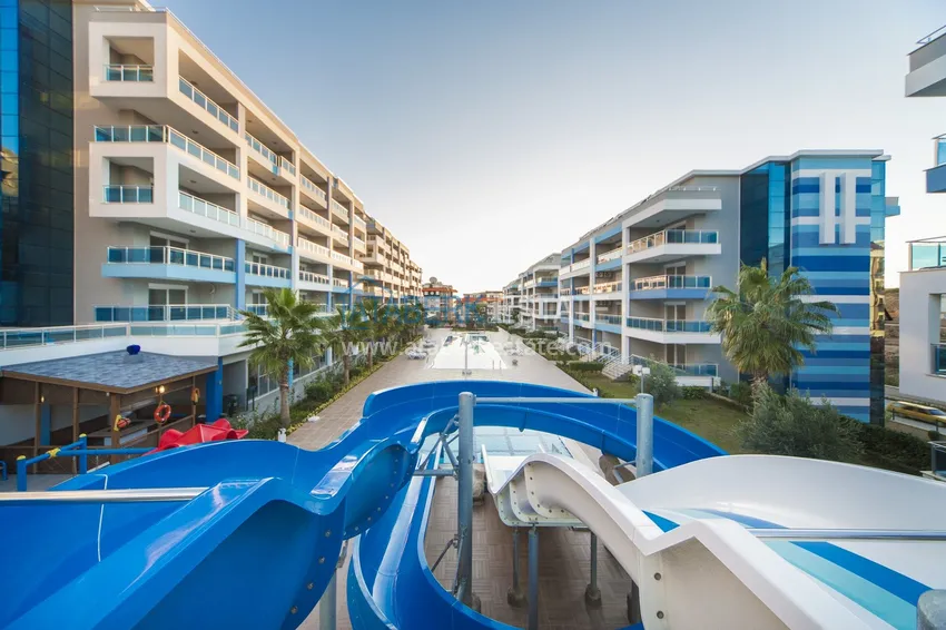 Apartament dwupoziomowy 3+1 z tarasem 80 m2 i prywatną sauną — Alanya, dzielnica Kestel, 300 m od morza  9 