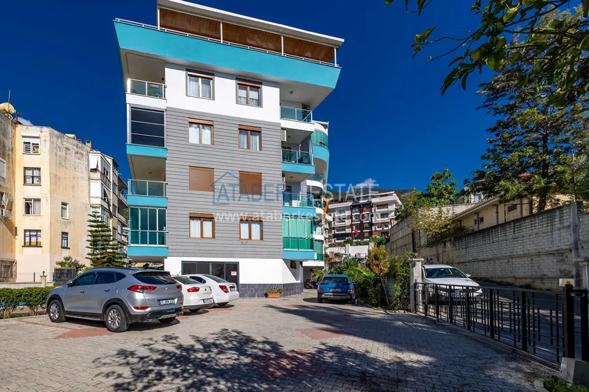 Jednopoziomowy apartament 3+1 z meblami w centrum Alanyi, Hasbahce — nieruchomość na pozwolenie na pobyt i obywatelstwo  10 