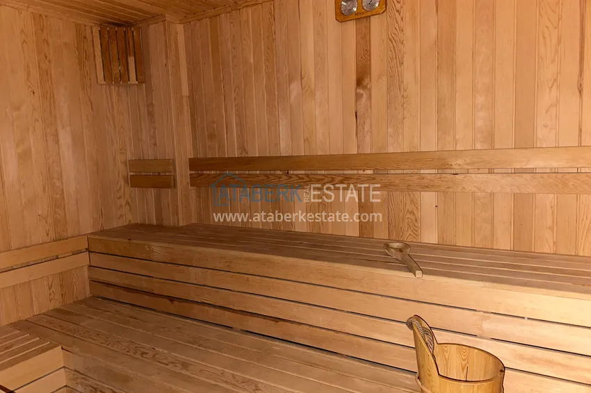 Dwupoziomowy penthouse 2+1 z meblami w Alanyi, dzielnica Oba  12 