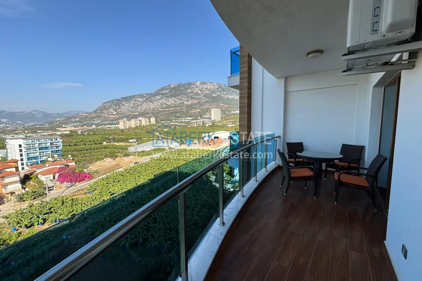 Kupuj  Apartament 1+1 76 m2 z panoramicznym widokiem na morze i fortecę Alanyi — od właściciela 12 