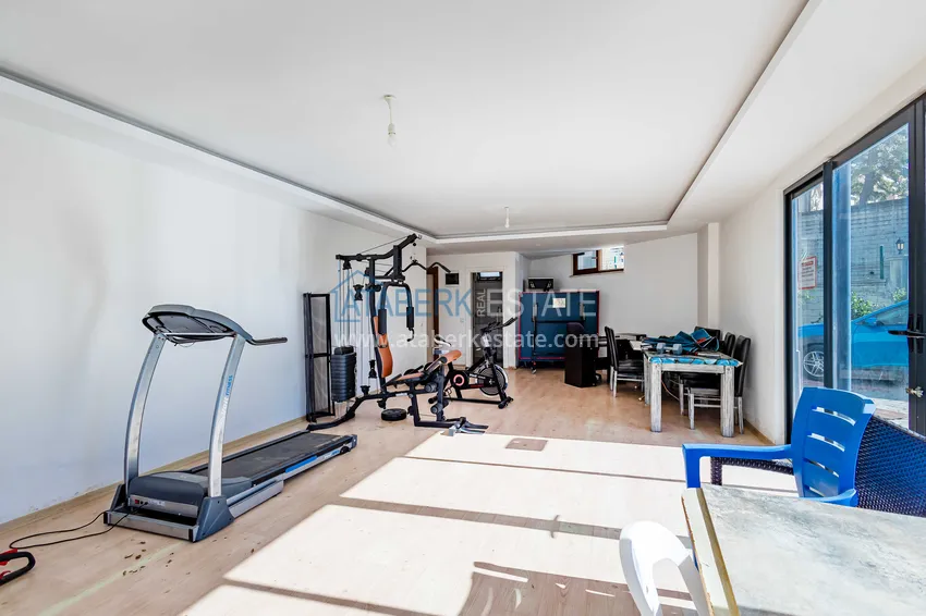 Jednopoziomowy apartament 3+1 z meblami w centrum Alanyi, Hasbahce — nieruchomość na pozwolenie na pobyt i obywatelstwo  14 