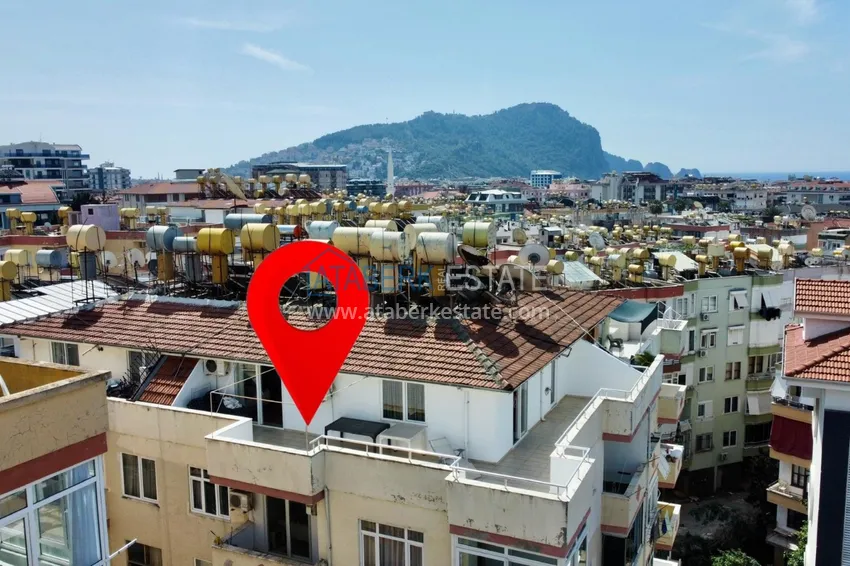 Duplex 4+1 w centrum Alanyi, plaża Kleopatra - nieruchomość nadaje się do uzyskania zezwolenia na pobyt 2 
