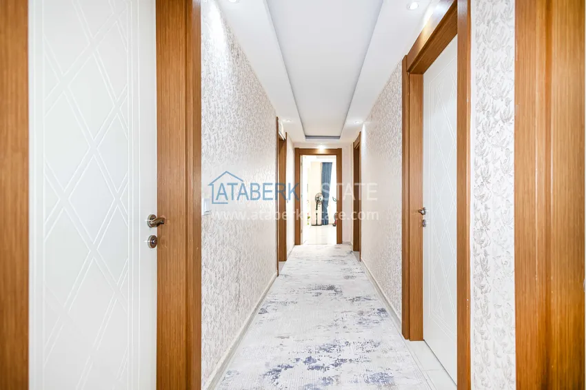 Kupuj  Jednopoziomowy apartament 3+1 z meblami w centrum Alanyi, Hasbahce — nieruchomość na pozwolenie na pobyt i obywatelstwo  3 