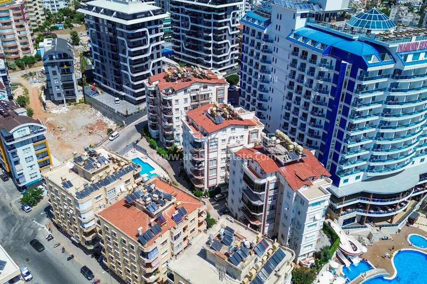 Apartament 2+1 w Tosmur z oddzielną kuchnią 200 m od morza — nieruchomość na zezwolenie na pobyt w Alanyi 5 