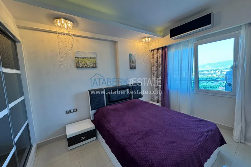 Kupuj  Apartament 1+1 76 m2 z panoramicznym widokiem na morze i fortecę Alanyi — od właściciela 6 