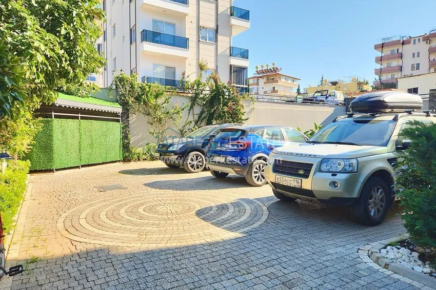 Dwupoziomowy penthouse 2+1 z meblami w Alanyi, dzielnica Oba  7 