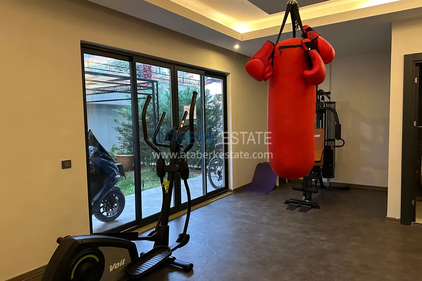 Dwupoziomowy penthouse 2+1 z meblami w Alanyi, dzielnica Oba  10 
