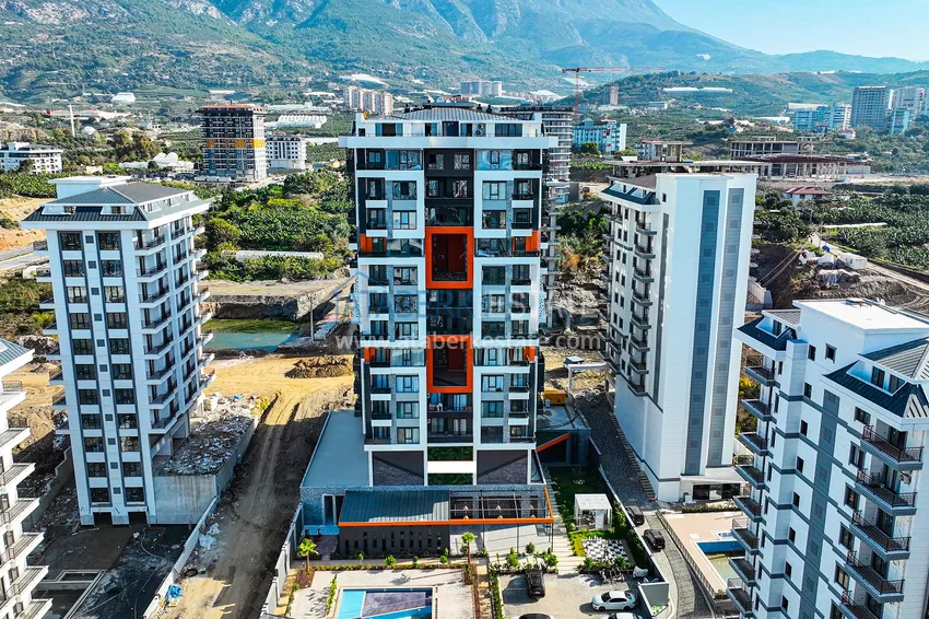 Nowy projekt wielomieszkaniowego kompleksu mieszkalnego w Mahmutlar 2 