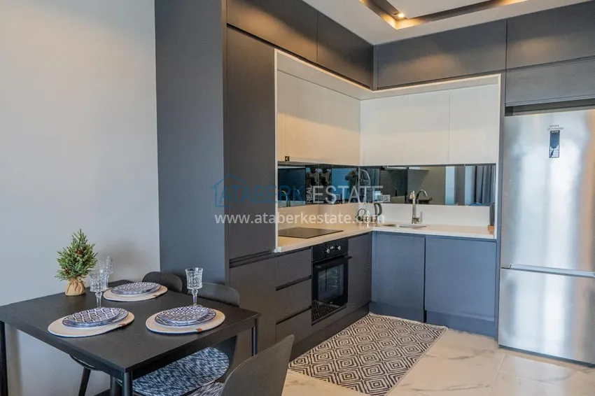Kupuj  Jednopokojowy apartament z nowymi meblami w centrum Mahmutlar, Sobotnia Dzielnica Targowa 4 