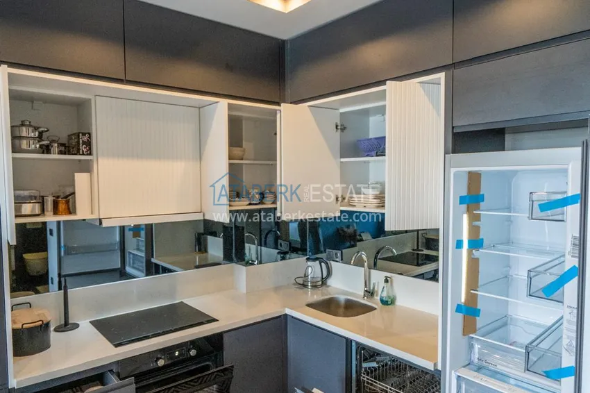 Kupuj  Jednopokojowy apartament z nowymi meblami w centrum Mahmutlar, Sobotnia Dzielnica Targowa 5 