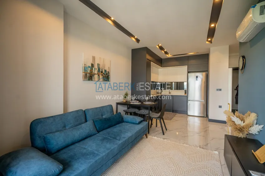 Kupuj  Jednopokojowy apartament z nowymi meblami w centrum Mahmutlar, Sobotnia Dzielnica Targowa 7 