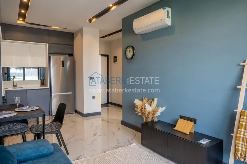 Kupuj  Jednopokojowy apartament z nowymi meblami w centrum Mahmutlar, Sobotnia Dzielnica Targowa 9 