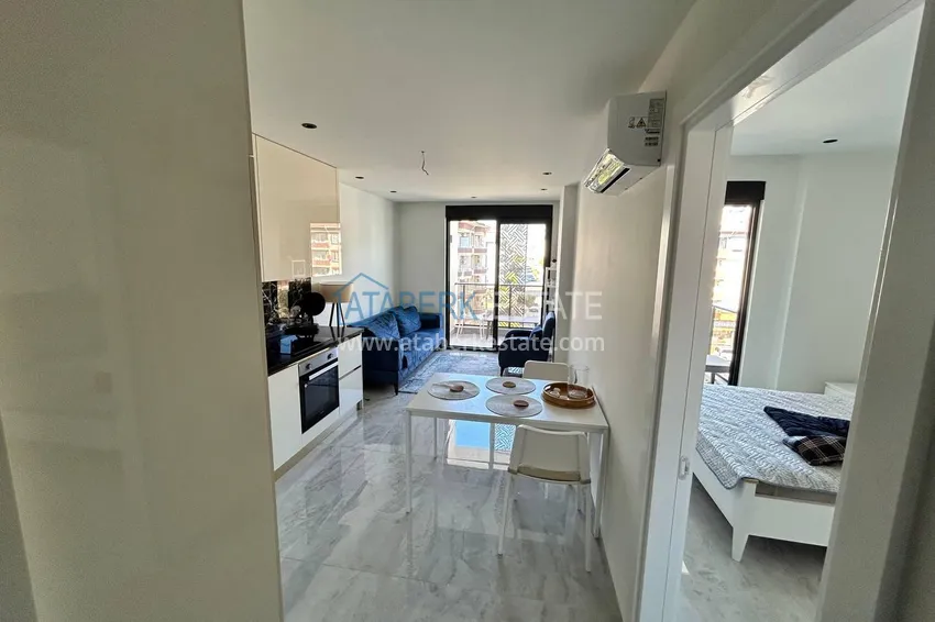Kupuj Umeblowane mieszkanie 1+1 350 metrów od morza - Alanya, dzielnica Oba 2
