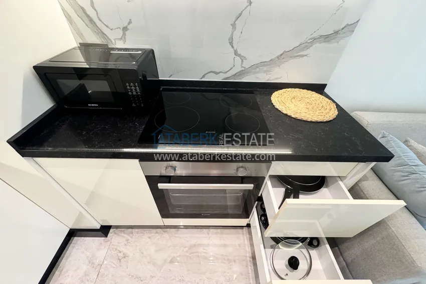 Kupuj  Apartament z jedną sypialnią w centrum Alanyi — pod klucz, idealny do wynajmu krótkoterminowego 4 